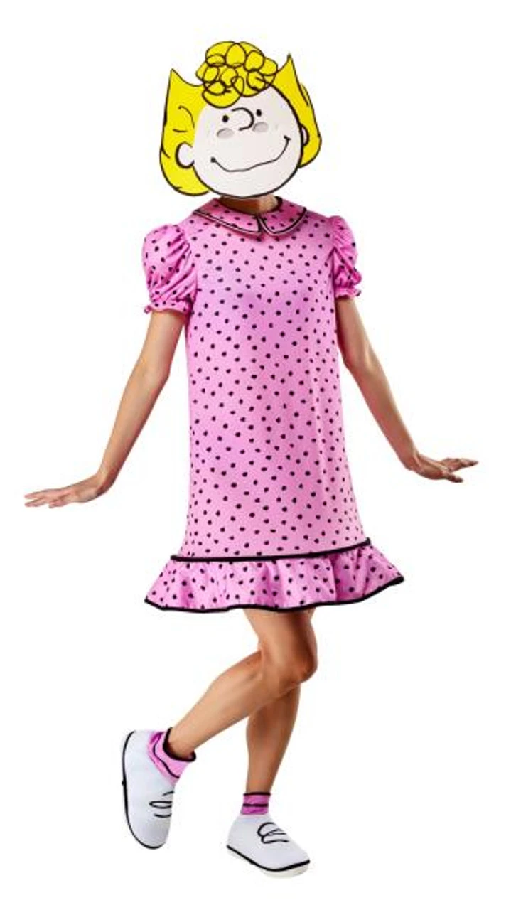 Sally Brown Costume With Mask | Peanuts | Womens Costumes 1 Sally Brown Costume With Mask | Peanuts | Womens Costumes