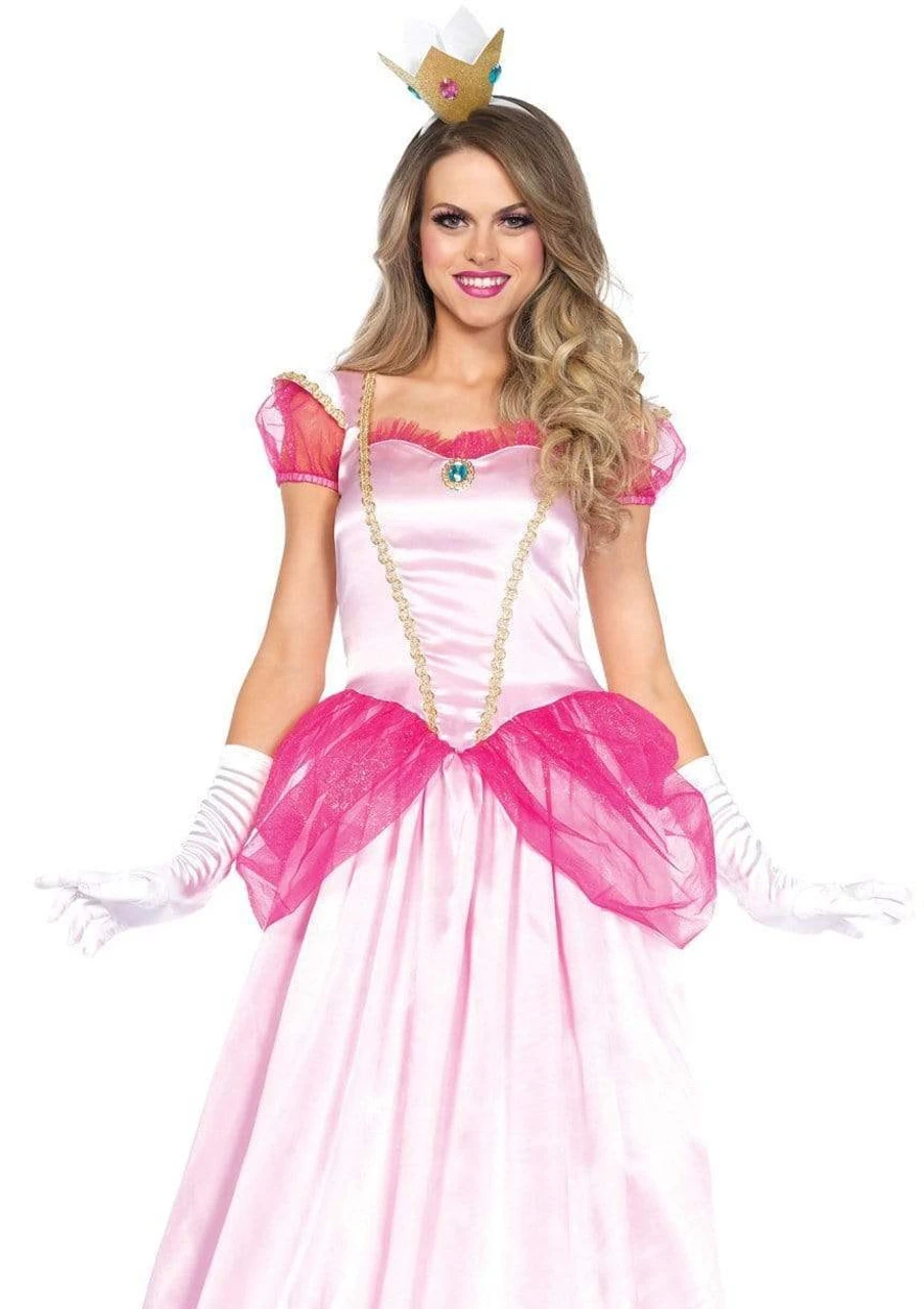 Pink Princess Peach Inspired Costume | Super Mario Bros | Womens Costumes 2 Pink Princess Peach Inspired Costume | Super Mario Bros | Womens Costumes - Image 2