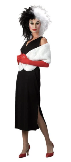 101 Dalmatians Sassy Cruella De Vil Costume | 101 Dalmatians | Womens Costumes