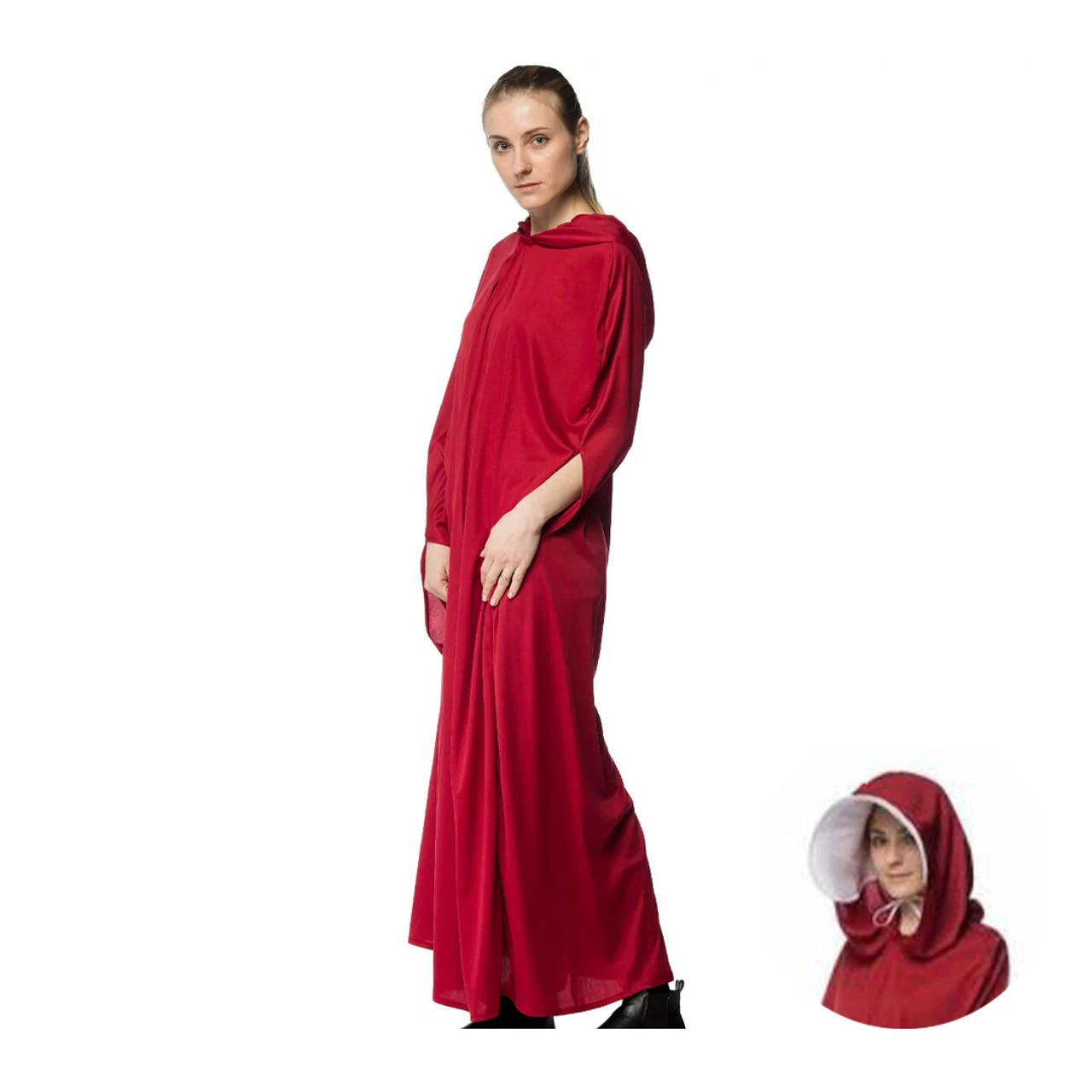 Handmaids Tale Hand Maiden Cloak And Bonnet | Handmaids Tale | Womens Costumes 1 Handmaids Tale Hand Maiden Cloak And Bonnet | Handmaids Tale | Womens Costumes
