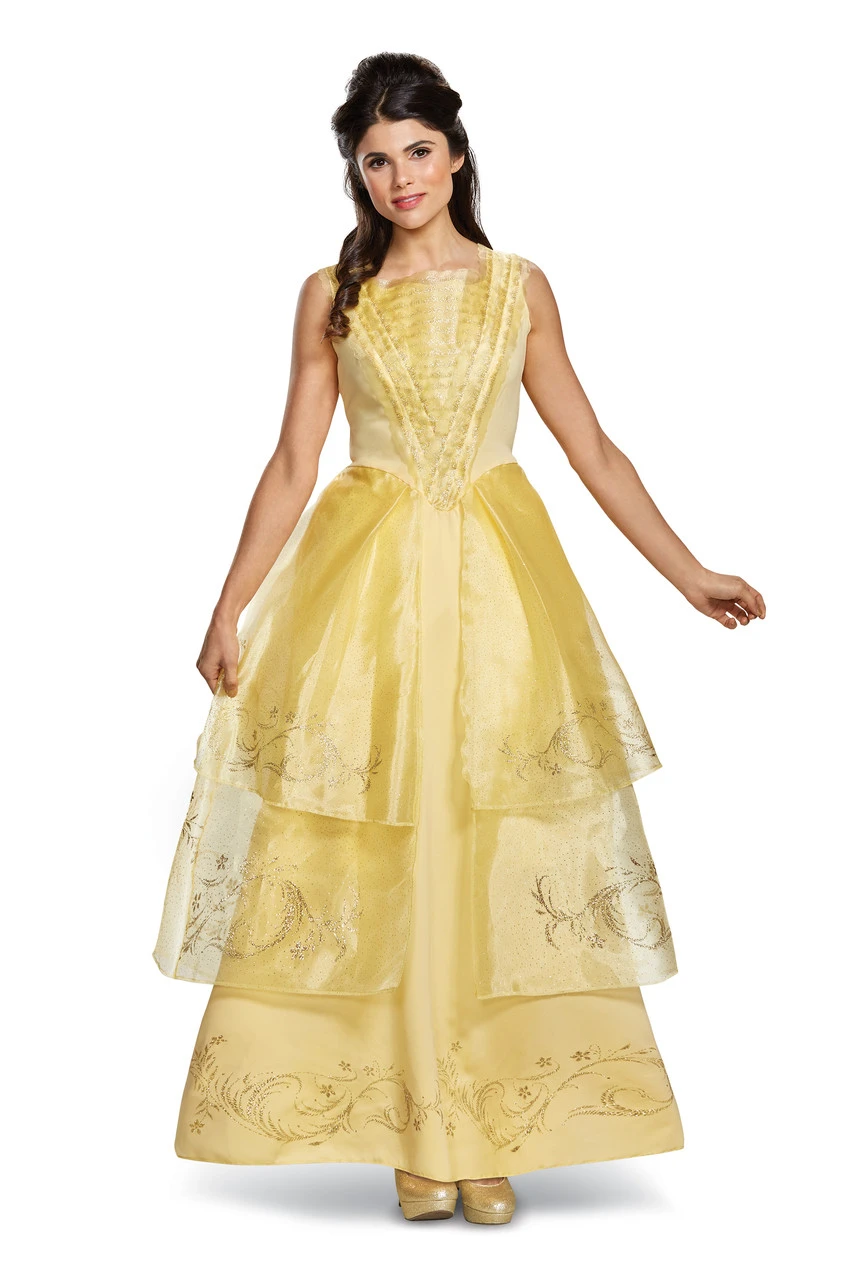 Beauty And The Beast Live Action Dlx Belle Ball Gown Costume | Beauty And The Beast | Womens Costumes 1 Beauty And The Beast Live Action Dlx Belle Ball Gown Costume | Beauty And The Beast | Womens Costumes