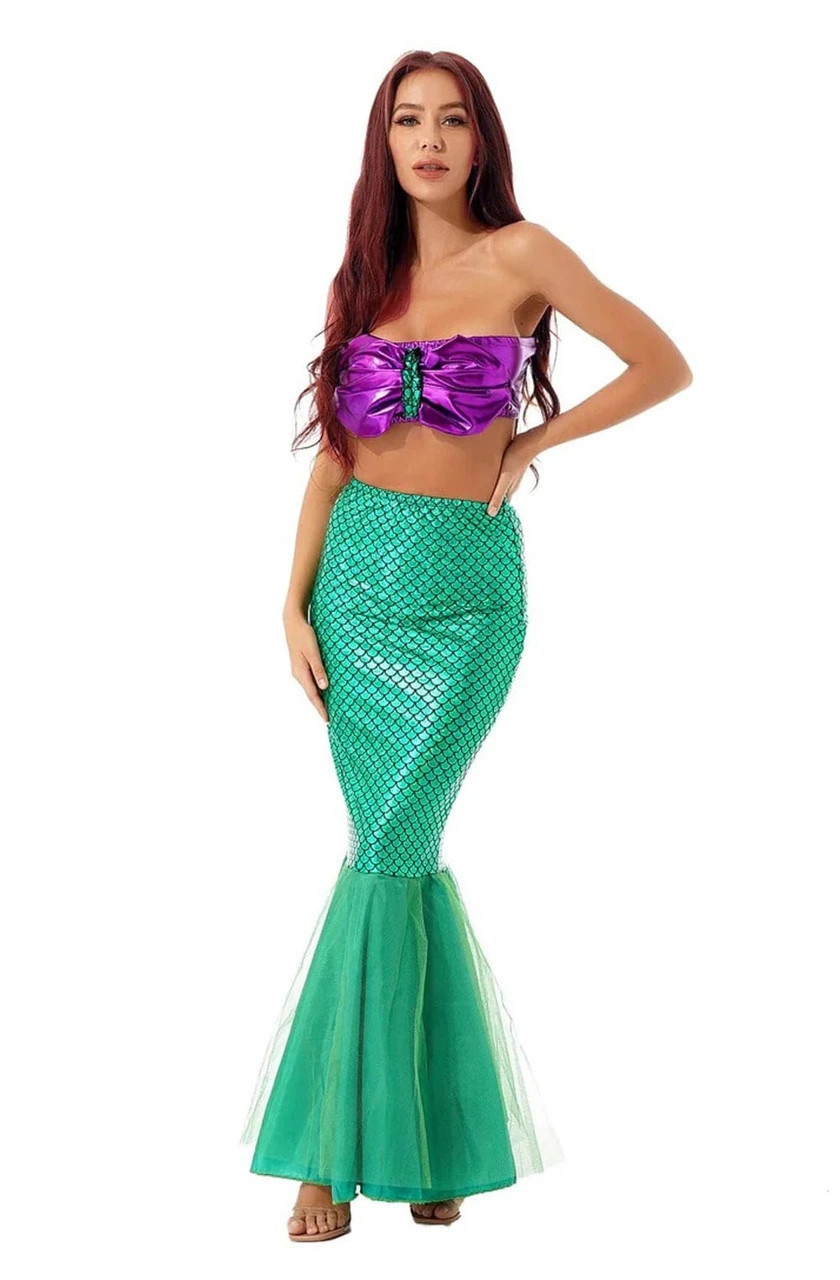 Little Mermaid Deep Sea Siren Mermaid Costume | The Little Mermaid | Womens Costumes 1 Little Mermaid Deep Sea Siren Mermaid Costume | The Little Mermaid | Womens Costumes