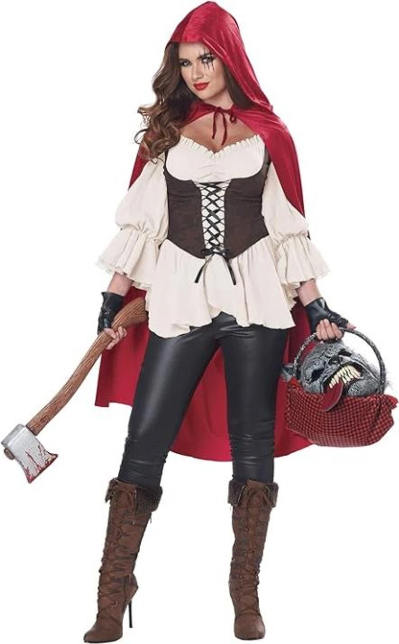 Aint Afraid Of No Wolf Riding Hood Costume | Red Riding Hood | Womens Costumes | Consignment 1 Aint Afraid Of No Wolf Riding Hood Costume | Red Riding Hood | Womens Costumes | Consignment