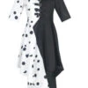101 Dalmatians Young Cruella Buckle Dress | 101 Dalmatians | Womens Costumes