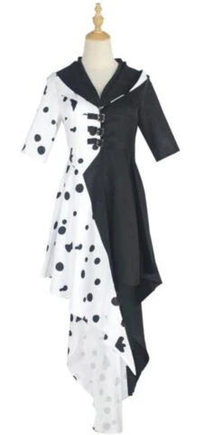 101 Dalmatians Young Cruella Buckle Dress | 101 Dalmatians | Womens Costumes