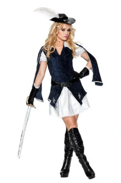 Musketeer All For One Costume | Three Musketeers | Womens Costumes