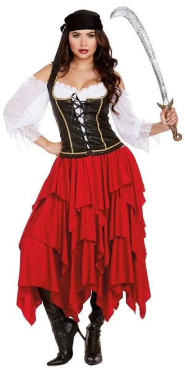 Ships Ahoy Pirate Costume | Pirates | Womens Costumes 1 Ships Ahoy Pirate Costume | Pirates | Womens Costumes