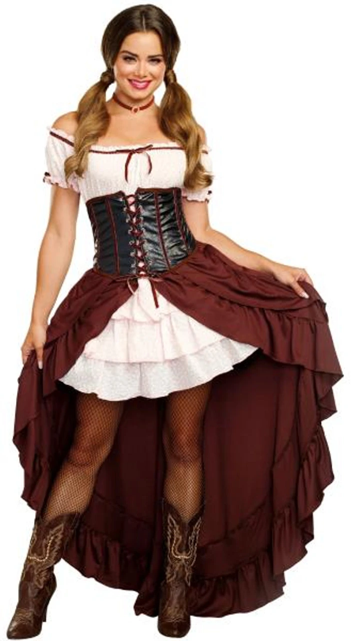 Saloon Gal Western Costume | Western | Womens Costumes 1 Saloon Gal Western Costume | Western | Womens Costumes