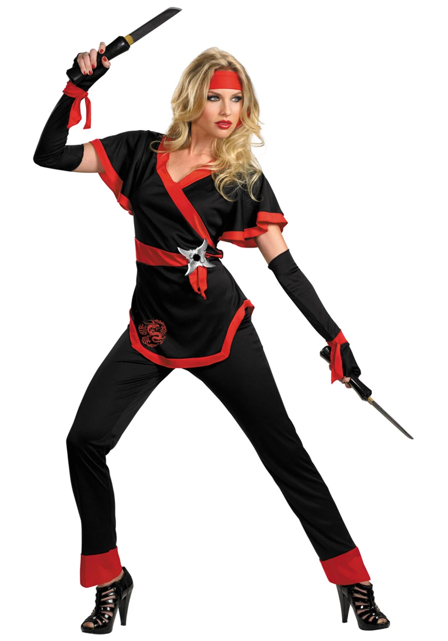 Ninja Dragon Lady Costume | Ninja | Womens Costumes 1 Ninja Dragon Lady Costume | Ninja | Womens Costumes