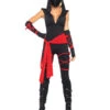 Deadly Ninja Sexy Hooded Bodysuit Costume | Assassins And Ninjas | Womens Costumes