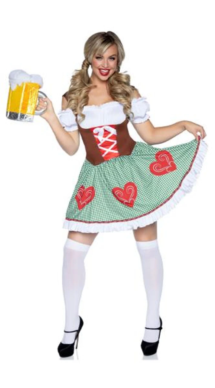 Bavarian Cutie Oktoberfest Dirndl Costume | Oktoberfest | Womens Costumes 1 Bavarian Cutie Oktoberfest Dirndl Costume | Oktoberfest | Womens Costumes