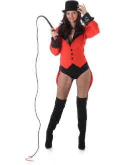 Red Hot Sexy Circus Ringmaster Costume | Circus | Womens Costumes