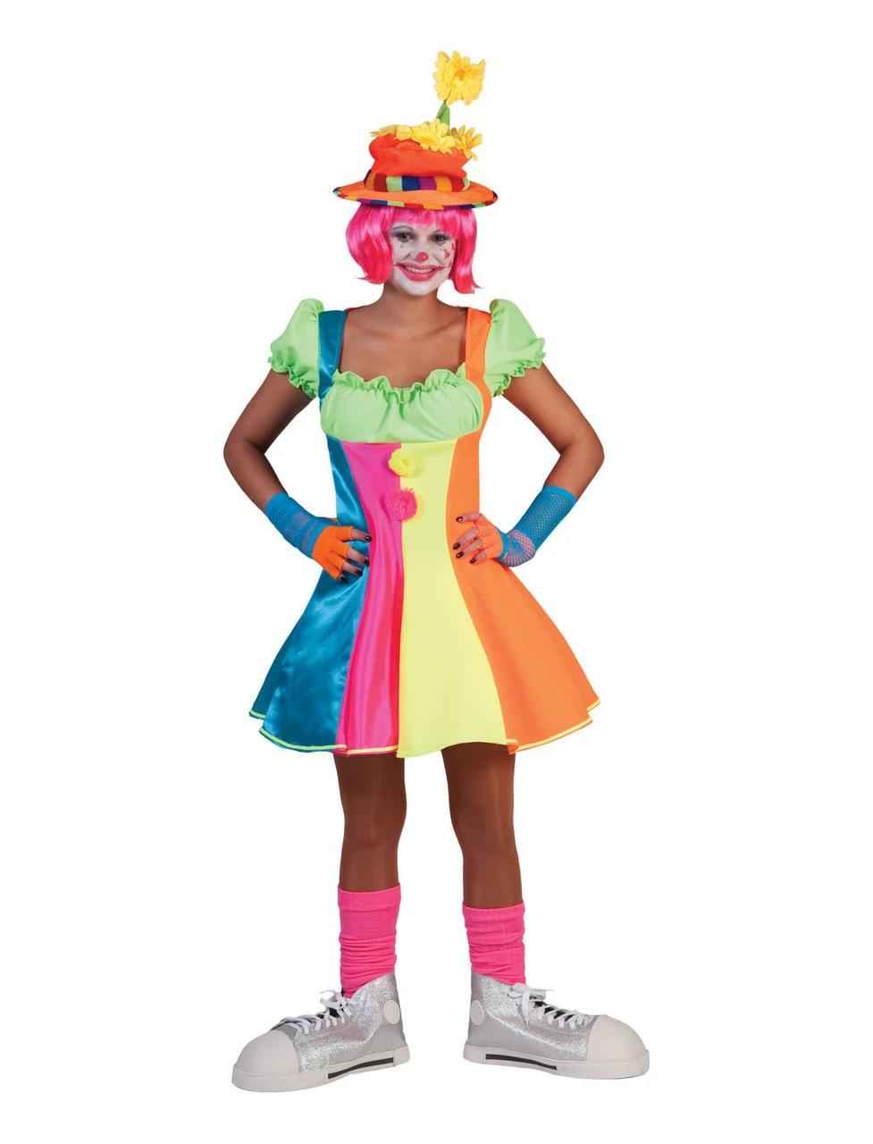 Silly Billy Clown Dress Costume | Circus | Womens Costumes 1 Silly Billy Clown Dress Costume | Circus | Womens Costumes