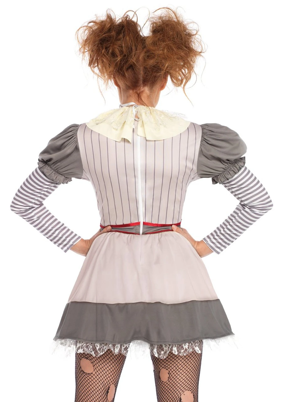 Creepy Clown Dress | Horror | Womens Costumes 2 Creepy Clown Dress | Horror | Womens Costumes - Image 2
