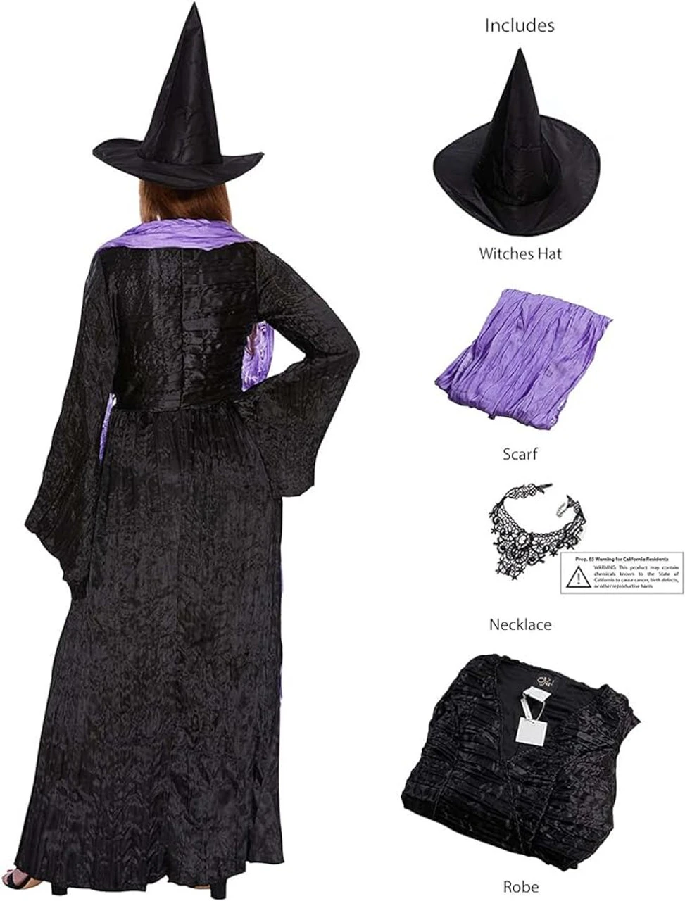 Wicked Witch Deluxe Costume | Halloween | Womens Costumes 1 Wicked Witch Deluxe Costume | Halloween | Womens Costumes