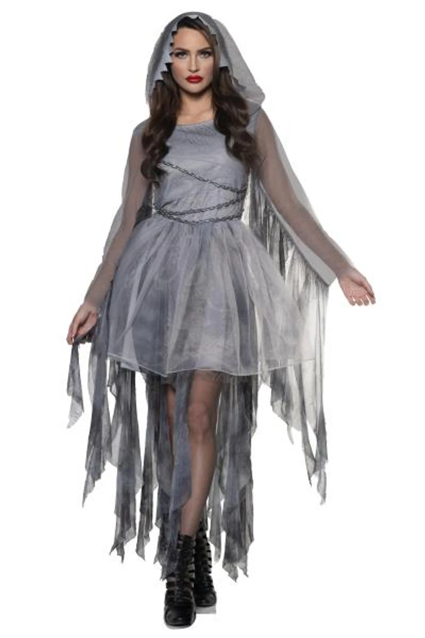 Haunting Ghostly Spirit Costume | Halloween | Womens Costumes 1 Haunting Ghostly Spirit Costume | Halloween | Womens Costumes