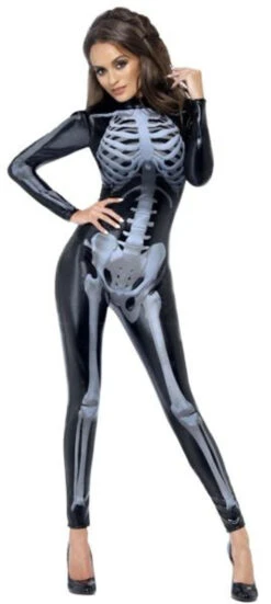 Skeleton Jumpsuit Costume | Halloween | Womens Costumes