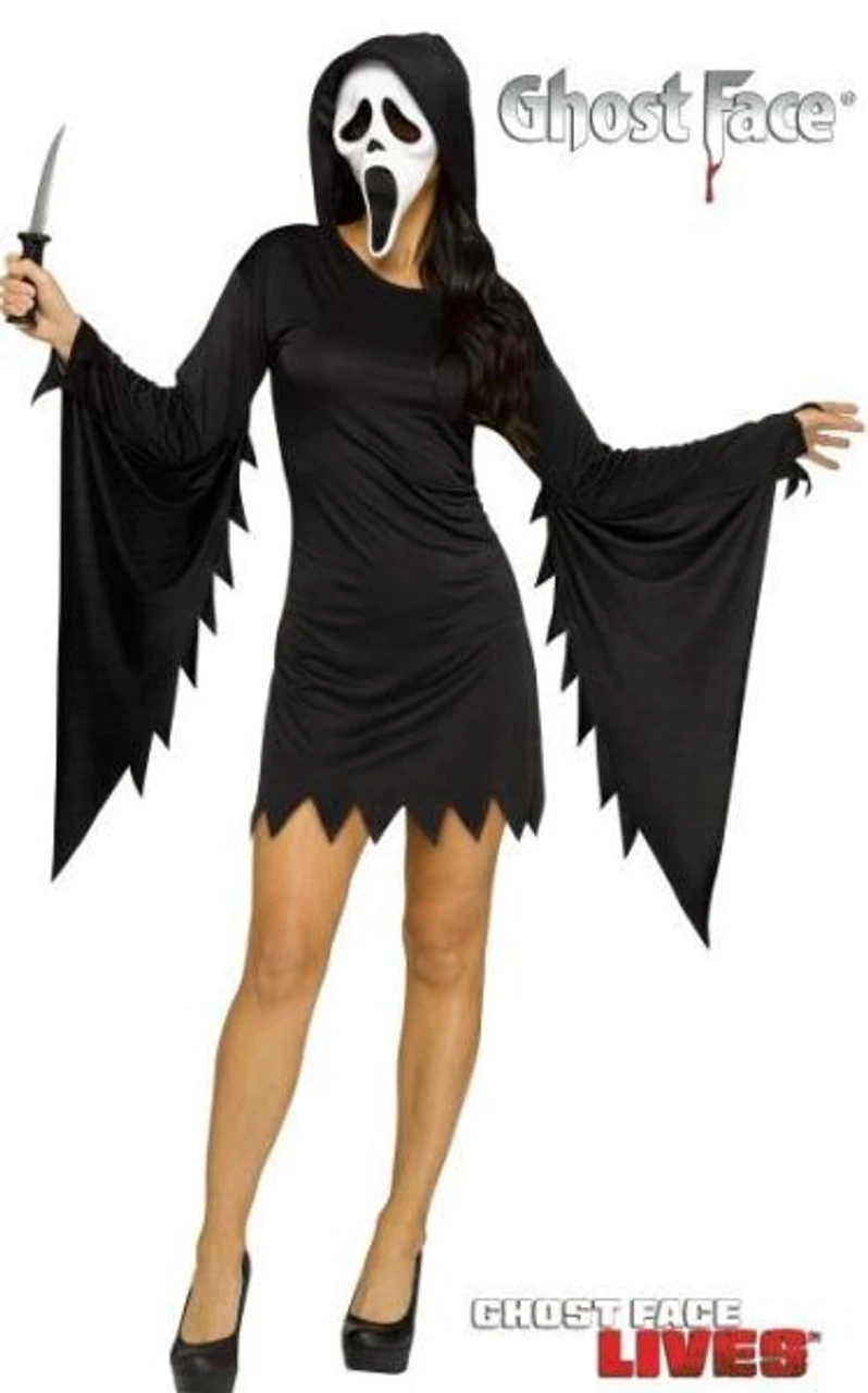 Ghostface Glamour Costume | Scream | Womens Costumes 1 Ghostface Glamour Costume | Scream | Womens Costumes