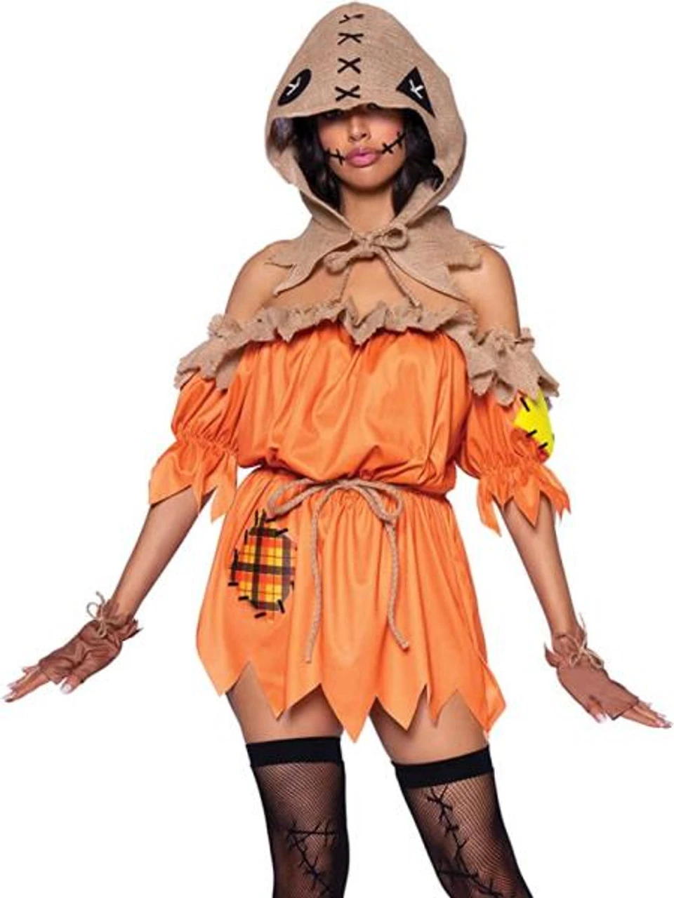 Spooky Scarecrow Trickster Costume | Halloween | Womens Costumes 1 Spooky Scarecrow Trickster Costume | Halloween | Womens Costumes
