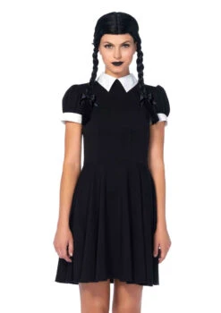 Wednesday Gothic Darling School Girl Costume | Addams Family | Womens Costumes