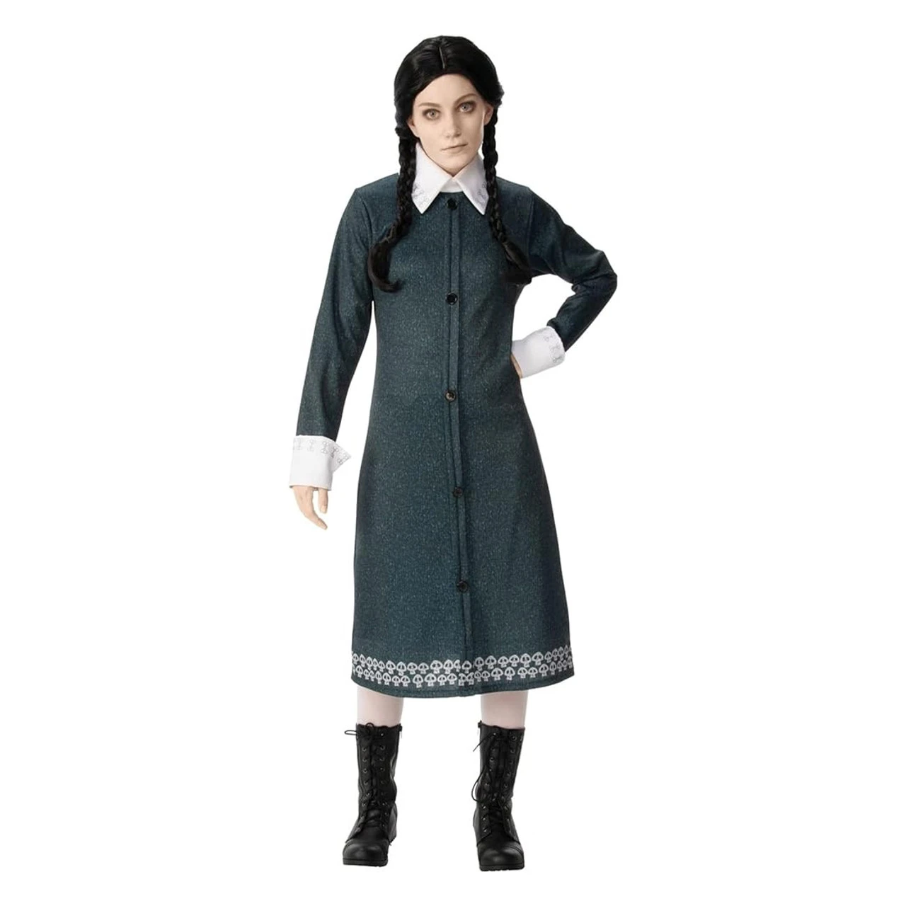 Wednesday Addams Family Animated Movie Costume | Addams Family | Womens Costumes 1 Wednesday Addams Family Animated Movie Costume | Addams Family | Womens Costumes