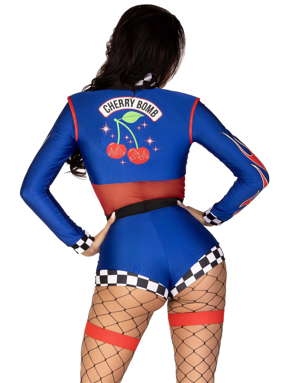 Cherry Bomb Racer Motorsports Costume | Motorsports | Womens Costumes 2 Cherry Bomb Racer Motorsports Costume | Motorsports | Womens Costumes - Image 2