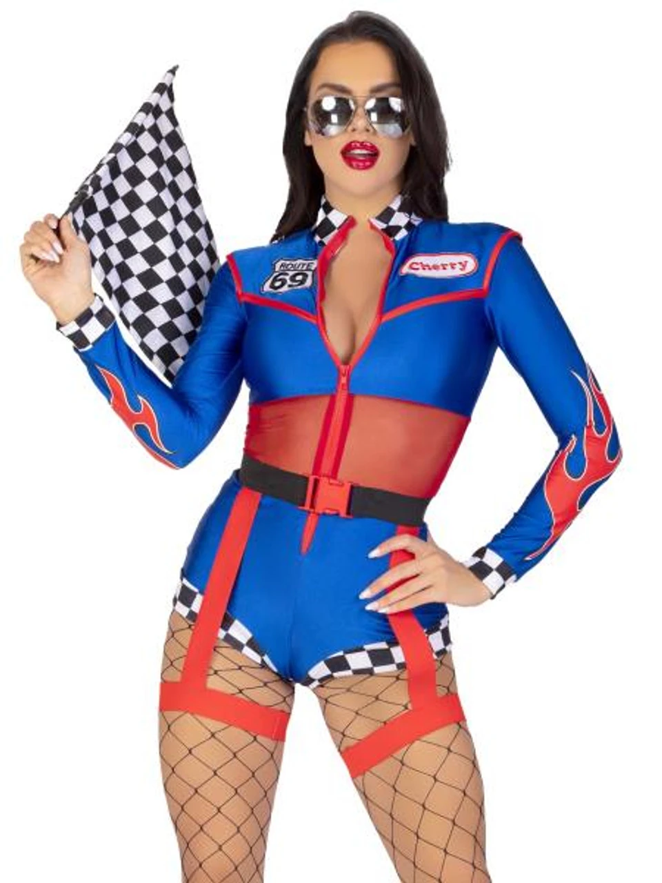 Cherry Bomb Racer Motorsports Costume | Motorsports | Womens Costumes 1 Cherry Bomb Racer Motorsports Costume | Motorsports | Womens Costumes