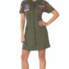Top Gun Licensed Flight Dress | Top Gun | Womens Costumes