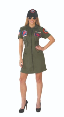Top Gun Licensed Flight Dress | Top Gun | Womens Costumes