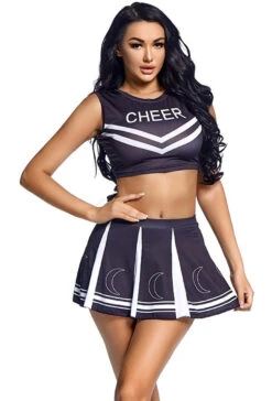 Cheerleader Black And White Uniform | Jobs | Womens Costumes -The Costume Shop 065X12320 20three 80950.1742498161