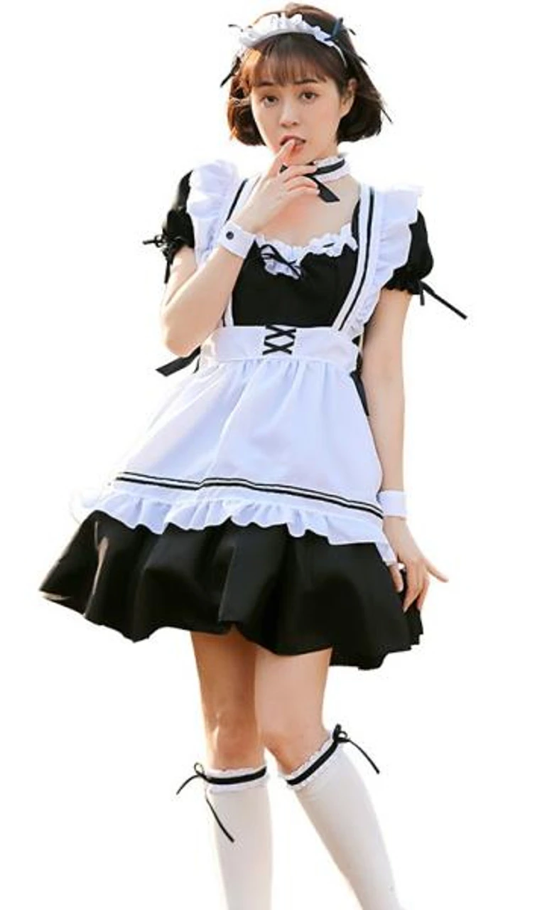 Cute Kawaii French Maid Costume | Jobs | Womens Costumes 1 Cute Kawaii French Maid Costume | Jobs | Womens Costumes
