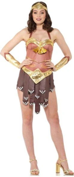 Wonder Woman Inspired Gladiator Girl Costume | DC | Womens Costumes