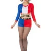 Harley Quinn Inspired Crazy Rebel Girl Costume | DC | Womens Costumes