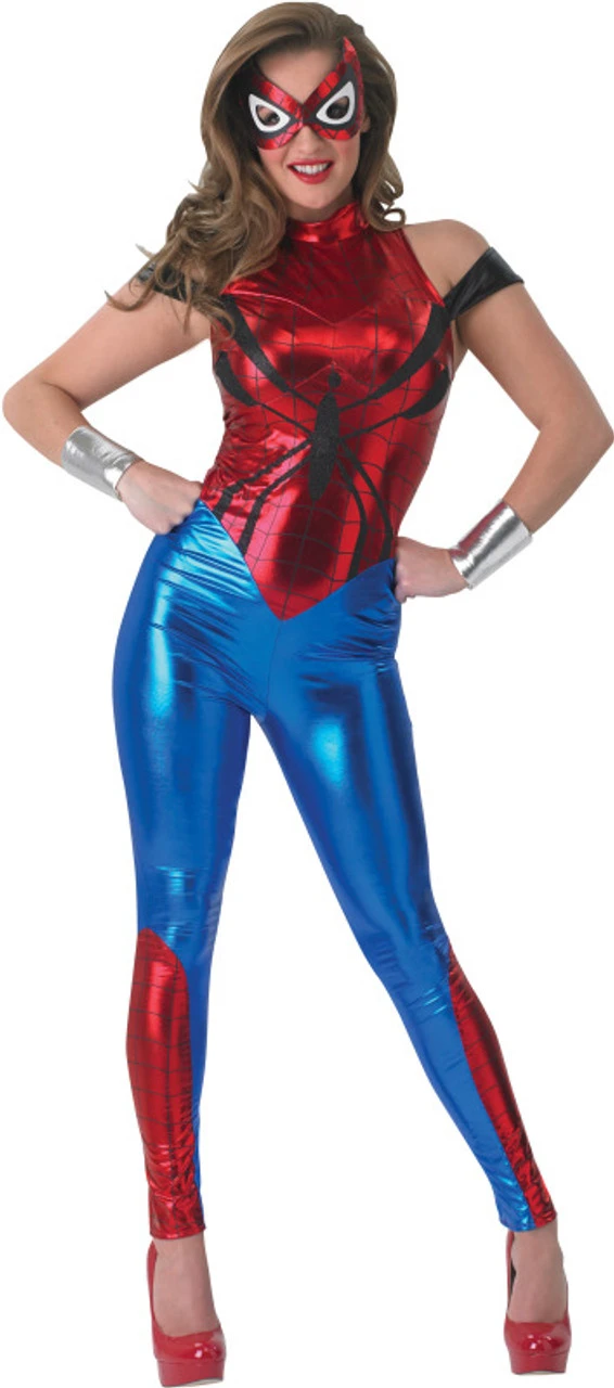 Spider Girl Jumpsuit | Marvel | Womens Costumes 1 Spider Girl Jumpsuit | Marvel | Womens Costumes