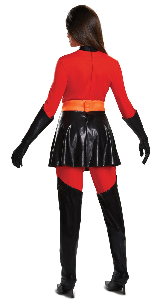 Mrs Incredible With Skirt The Incredibles Deluxe Costume | The Incredibles | Womens Costumes 3 Mrs Incredible With Skirt The Incredibles Deluxe Costume | The Incredibles | Womens Costumes - Image 3
