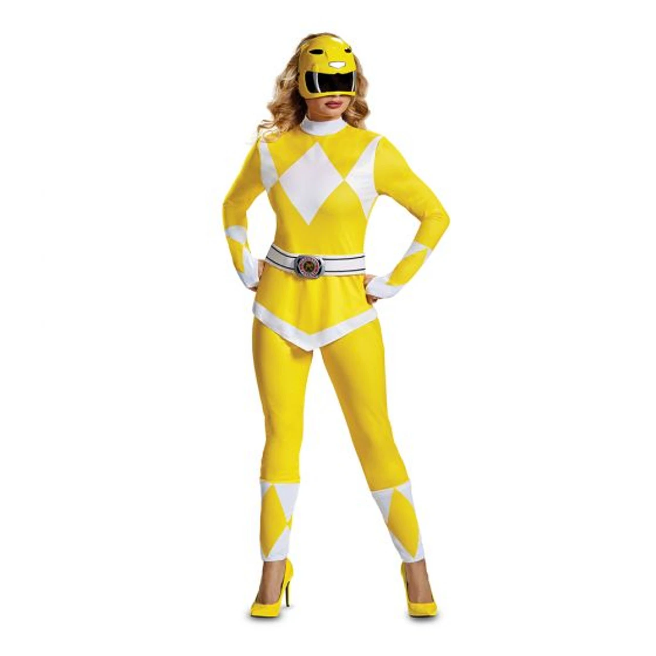 Power Rangers Classic Yellow Ranger Costume | Power Rangers | Womens Costumes 1 Power Rangers Classic Yellow Ranger Costume | Power Rangers | Womens Costumes