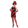 20s Charleston Black And Red Fringed Flapper Costume | 1920s | Womens Costumes