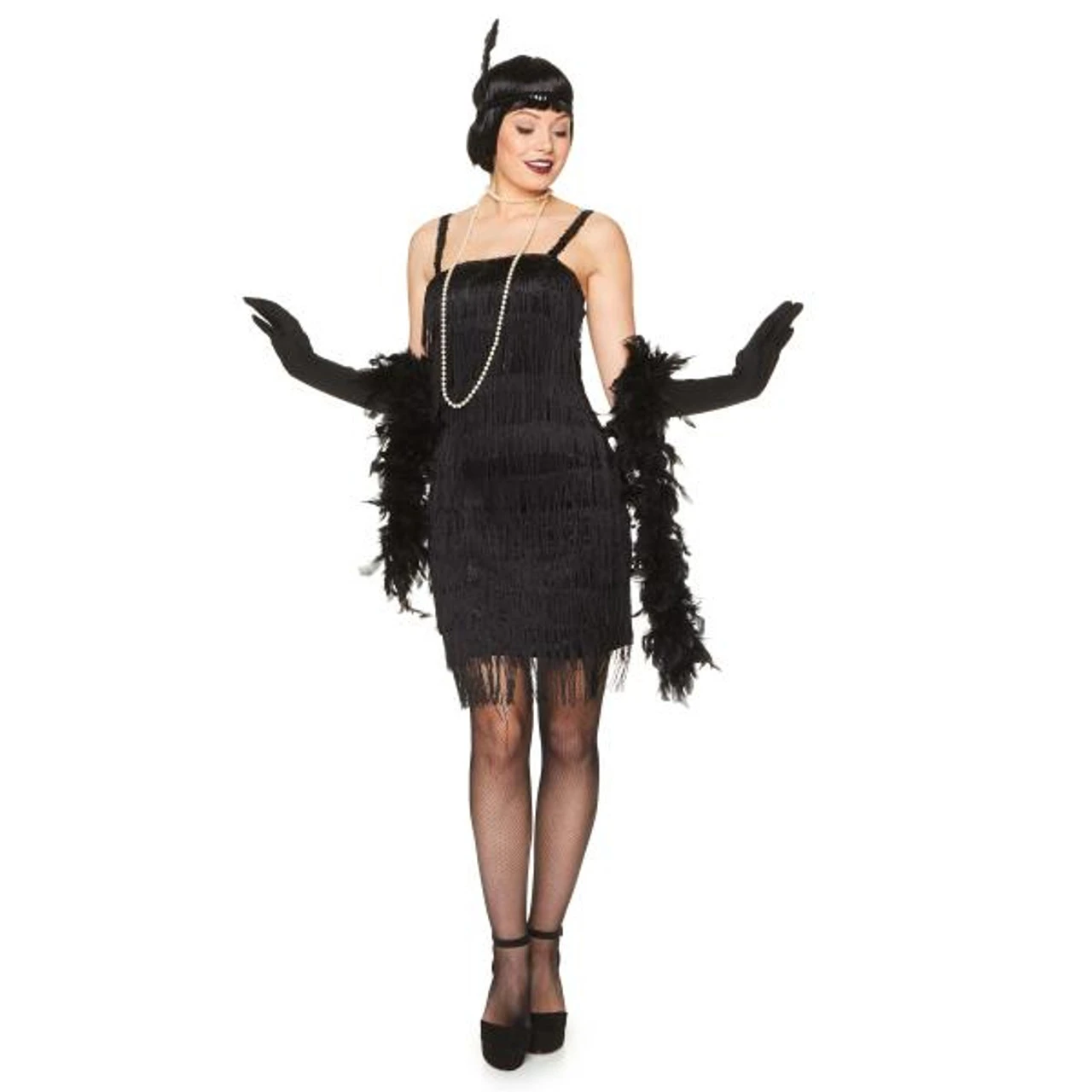 Roaring 20s Black Flapper Dress Gatsby Costume | 1920s | Womens Costumes 1 Roaring 20s Black Flapper Dress Gatsby Costume | 1920s | Womens Costumes