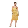 Roaring 20s Gold Flapper Dress Gatsby Costume | 1920s | Womens Costumes