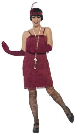 20s Burgundy Flapper Costume | 1920s | Womens Costumes