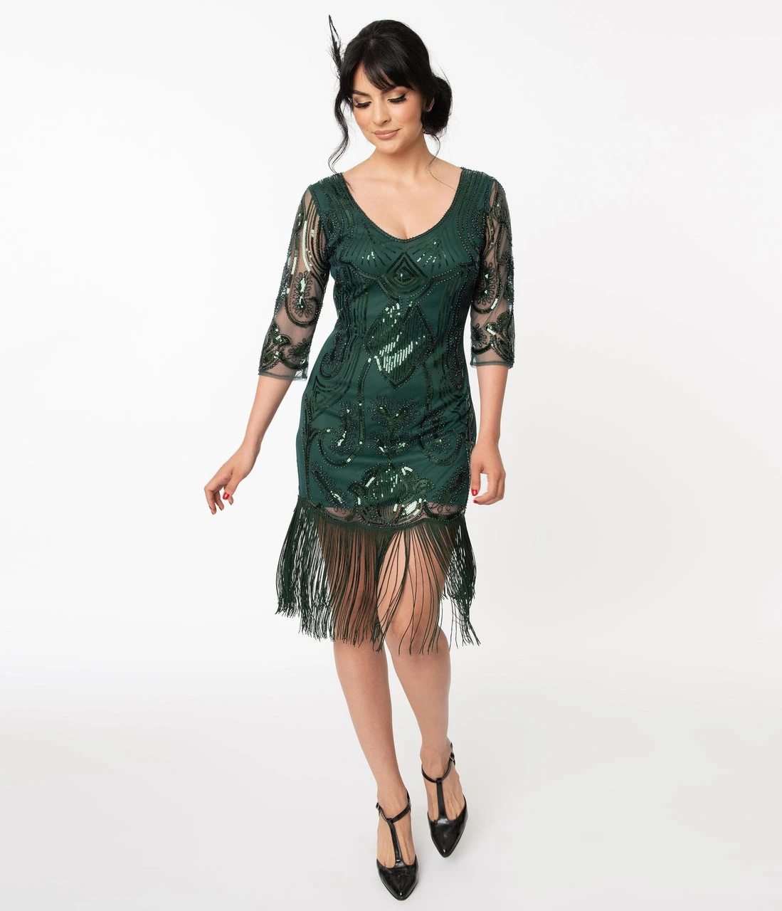 20s Margaux Green Flapper Dress | 1920s | Womens Costumes 1 20s Margaux Green Flapper Dress | 1920s | Womens Costumes
