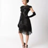 20s Del Mar Black Flapper Dress | 1920s | Womens Costumes