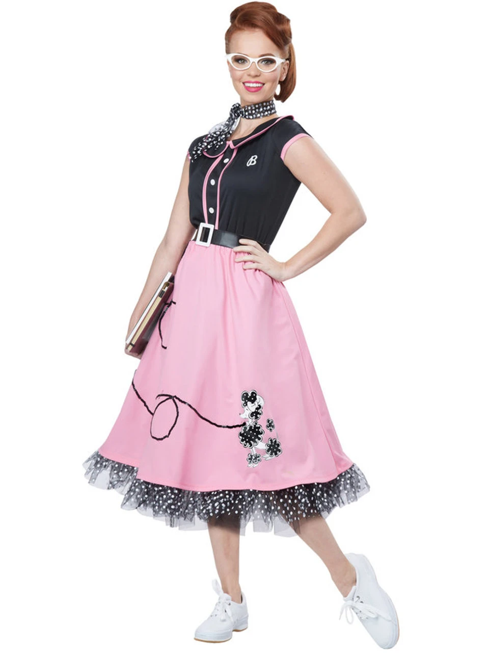 50s Poodle Skirt Sweetheart Costume | 1950s | Womens Costumes 1 50s Poodle Skirt Sweetheart Costume | 1950s | Womens Costumes