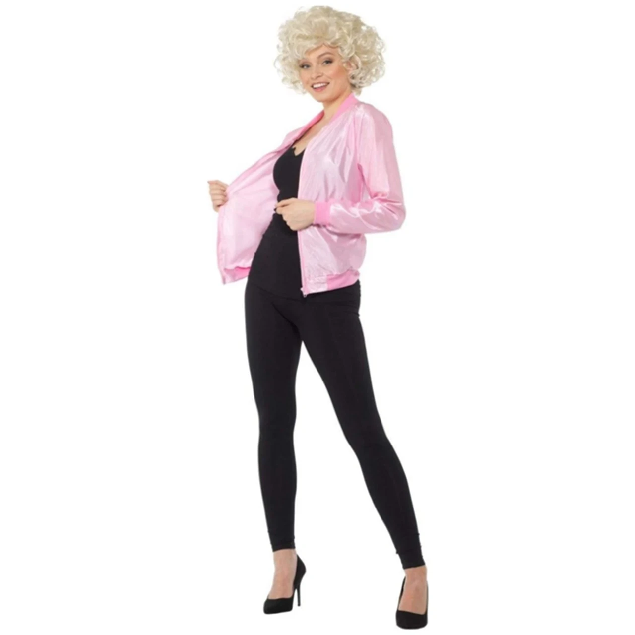 50s Pink Lady Grease Inspired Jacket | Grease | Womens Costumes 3 50s Pink Lady Grease Inspired Jacket | Grease | Womens Costumes - Image 3
