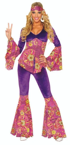 70s Purple Power Costume | 1970s | Womens Costumes
