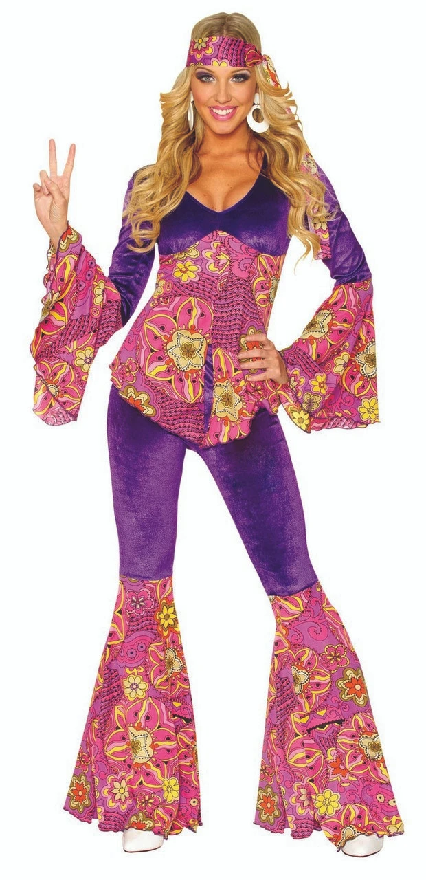 70s Purple Power Costume | 1970s | Womens Costumes 1 70s Purple Power Costume | 1970s | Womens Costumes