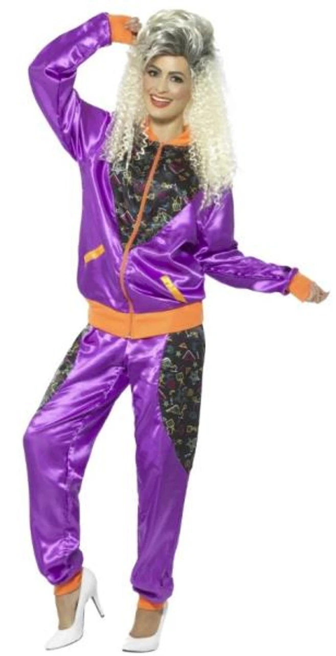 80s Retro Shell Suit | 1980s | Womens Costumes 1 80s Retro Shell Suit | 1980s | Womens Costumes