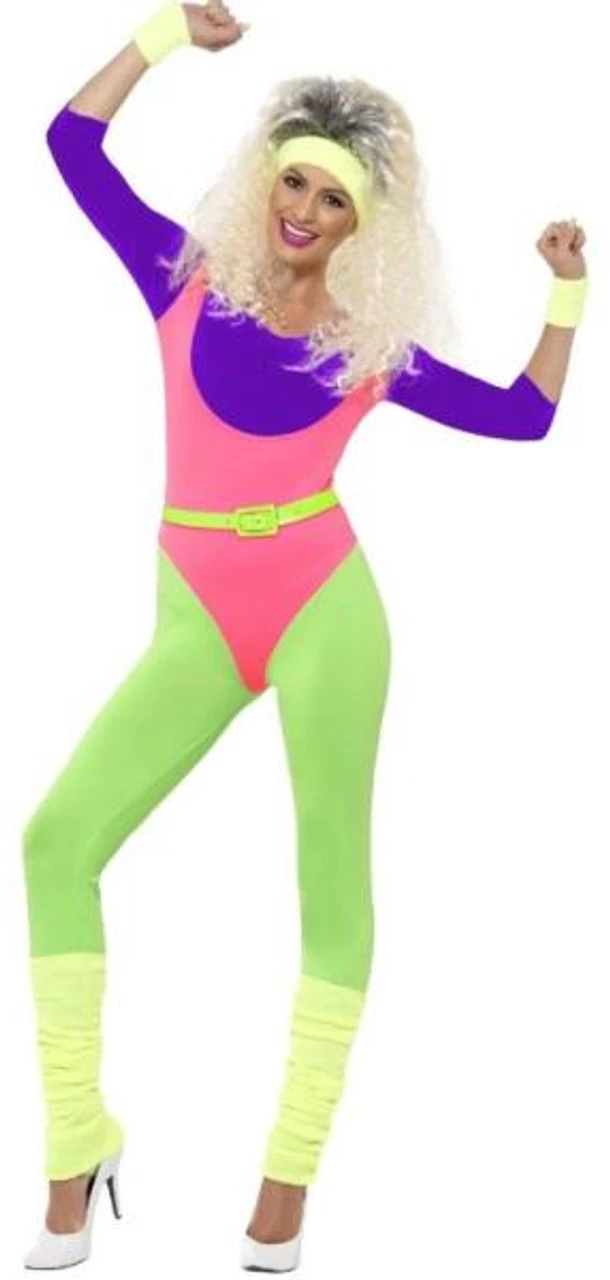 80s Getting Physical Workout Costume | 1980s | Womens Costumes 1 80s Getting Physical Workout Costume | 1980s | Womens Costumes