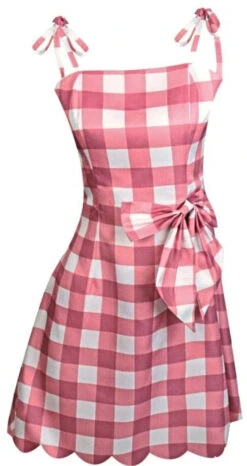 60s Pink Gingham Sundress With Scalloped Edge Costume | 1960s | Womens Costumes