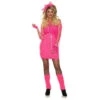 Totally 80s Neon Pink Dress | 1980s | Womens Costumes